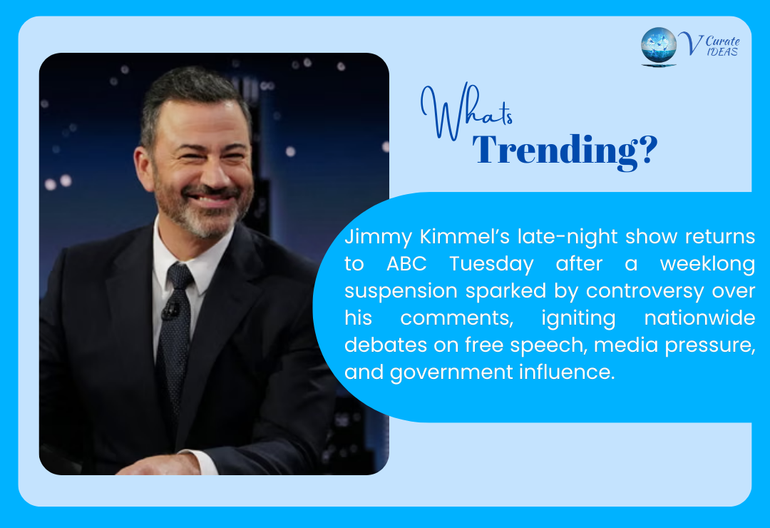 Jimmy Kimmel Returns to ABC Amid Free Speech Controversy